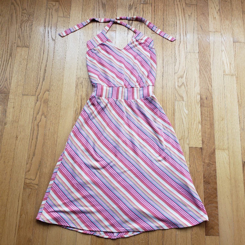 Striped Pink Gigi Boutique Dress